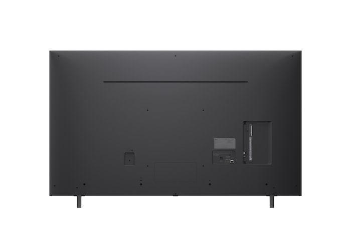 Rear view of LG UHD UA75 TV.